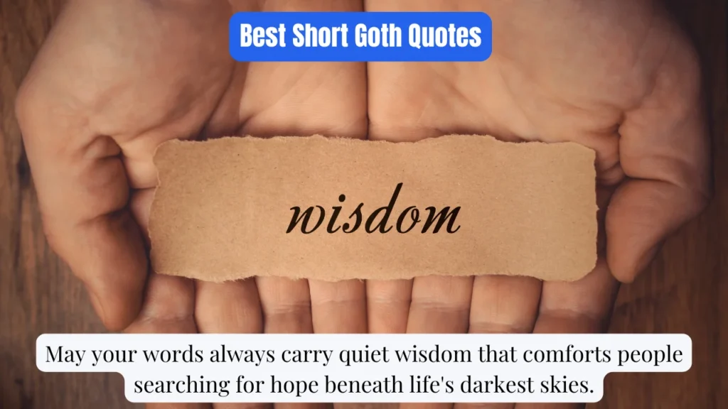 Best Short Goth Quotes