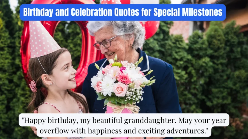 Birthday and Celebration Quotes for Special Milestones
