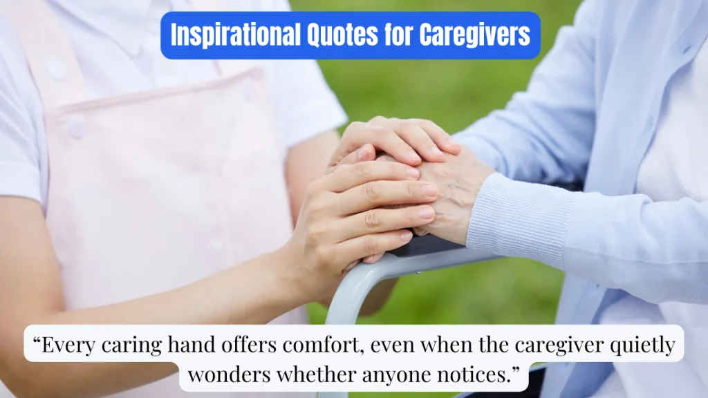 Inspirational Quotes for Caregivers
