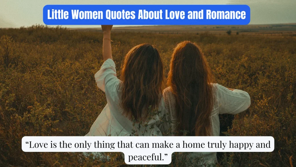 Little Women Quotes About Love and Romance