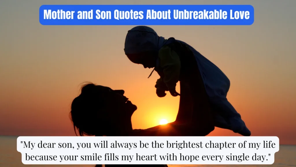 Mother and Son Quotes About Unbreakable Love