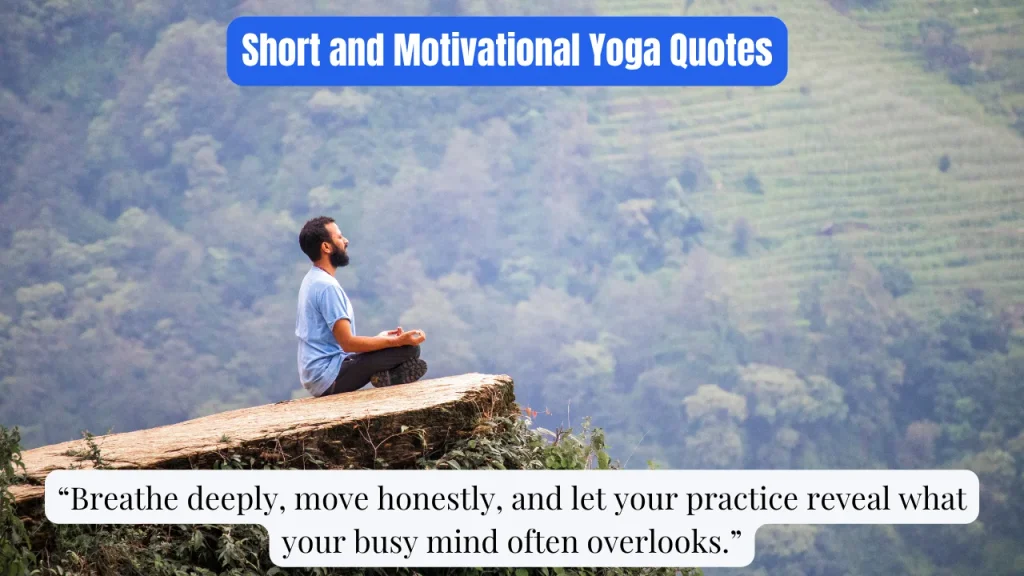 Short and Motivational Yoga Quotes